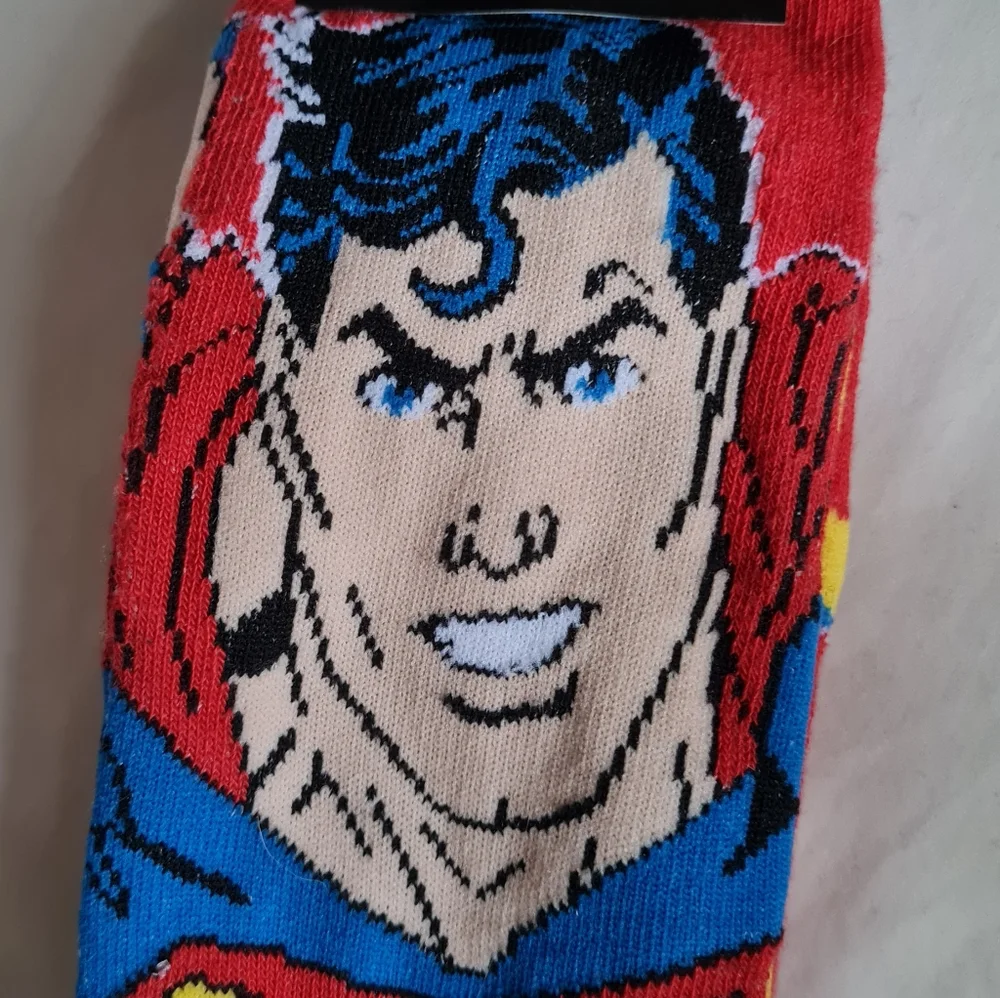 SUPERMAN Crew Socks - Set of 2 pairs 🧦🧦 Brand-New!